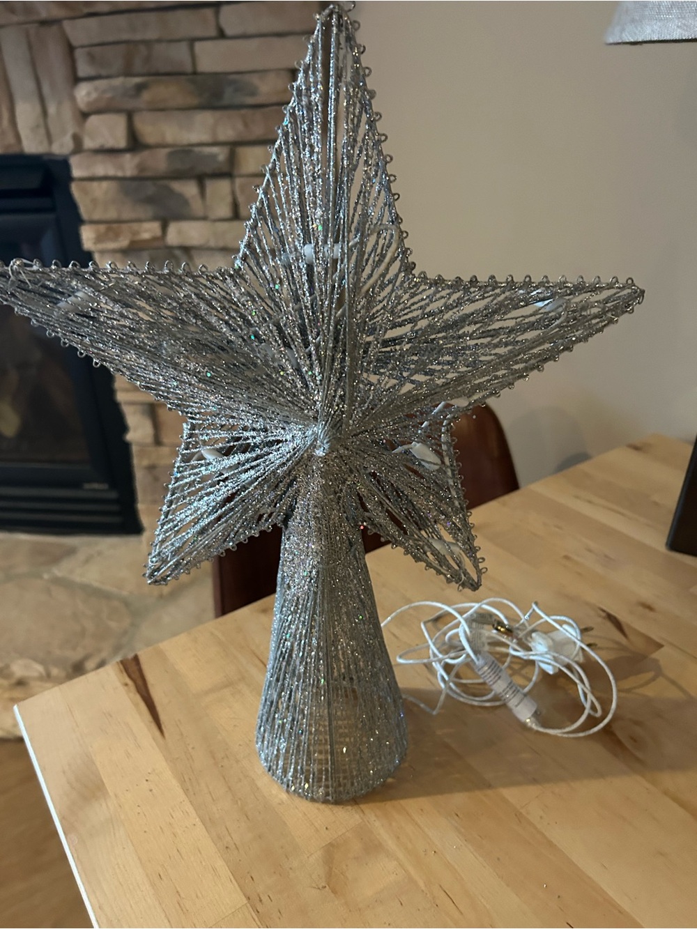 Tree topper w/lights NWOT